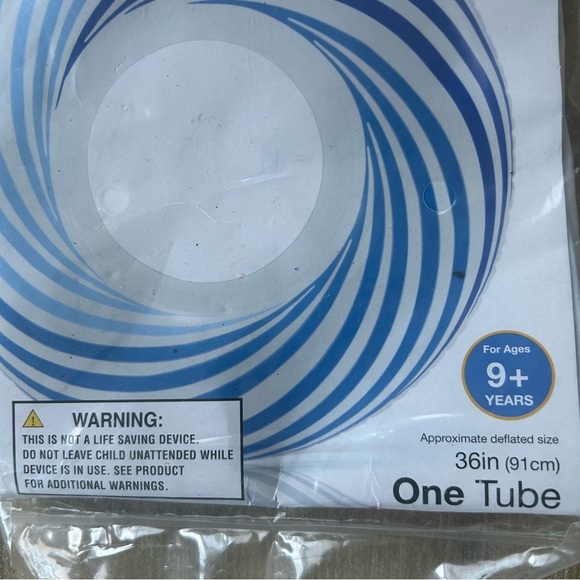 New in Package Intex Clear Color Tube Inflatable Swim Float - Picture 2 of 3
